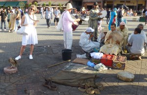 With the snakes, Djemaa el Fna, Marrakech