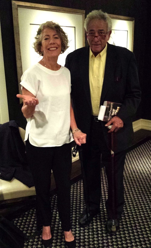 With Peter Mayer the legendary publisher, and President of Overlook Press